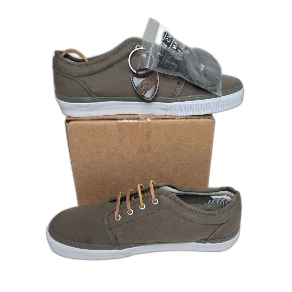 Vans Vault 106 Vulc LX Sneakers | Men's Size 7.5 / Women's Size 9 | Olive Night